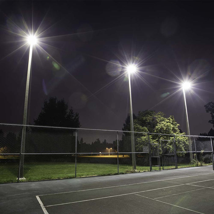 Projecteur LED Ultra Puissant 500W VT-48500 1M Câble 4000K Corps Noir IP65 135LM/W
