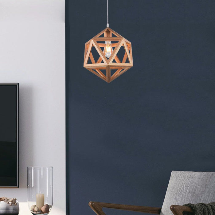 (Lot de 3) Suspension LED Designer VT-7976 Corps Marron