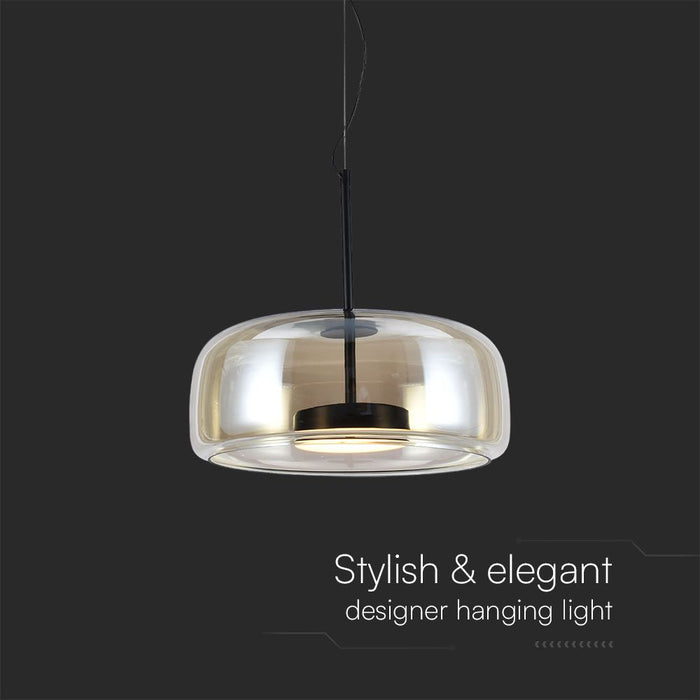 (Lot de 6) Suspension LED Designer 6W VT-7988 3000K Corps en Métal et Verre