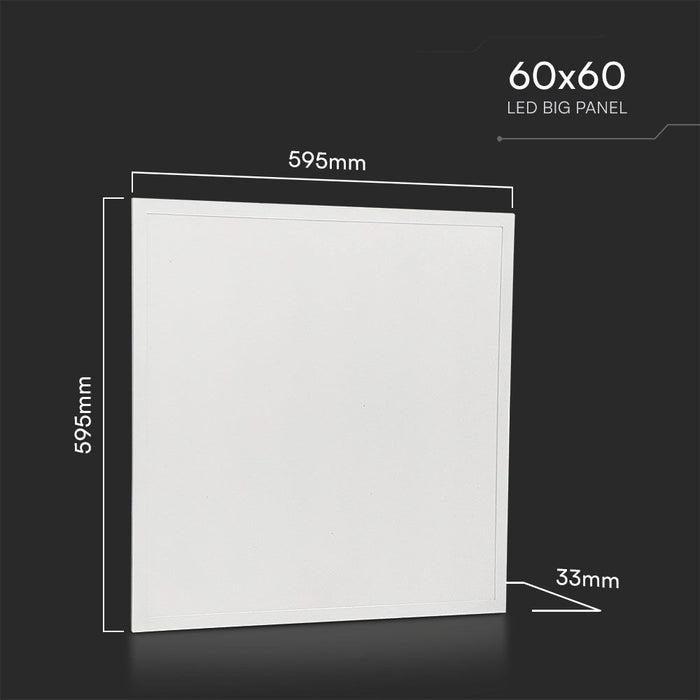 (Lot de 10) Panneau LED Rétroéclairé 25W 600x600mm 4000K