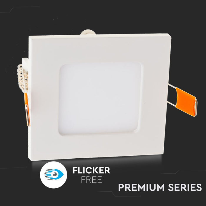 (Lot de 40) Panneau LED Premium 6W VT-607 3000K Carré