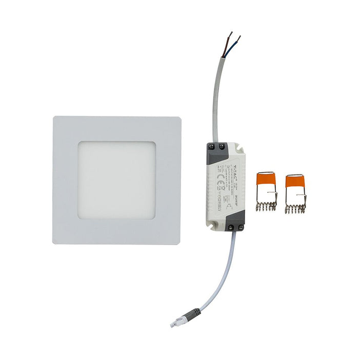 (Lot de 40) Panneau LED Premium 6W VT-607 3000K Carré