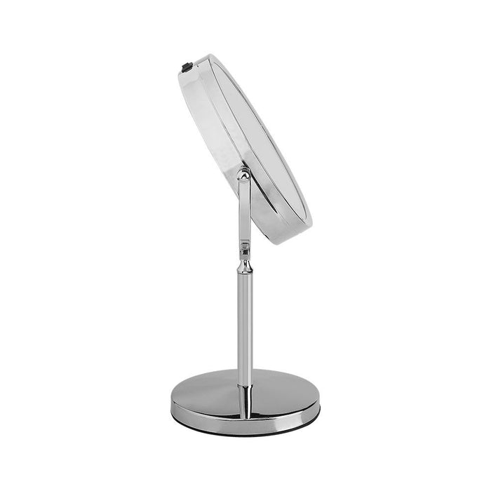 (Lot de 20) Lampe Miroir LED 3W VT-7572 à Piles 4xAA Chrome