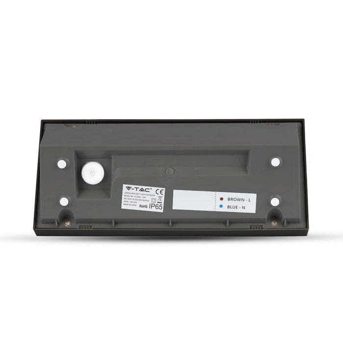 (Lot de 20) Projecteur LED d'extérieur 12W Lumière Douce Moyenne 3000K Corps Noir