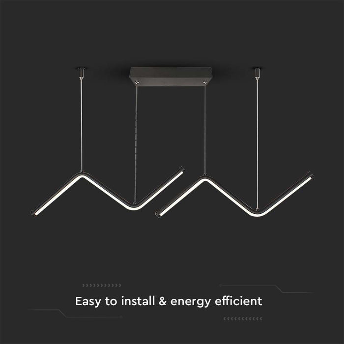 Suspension LED Designer 12W 4000K Noir