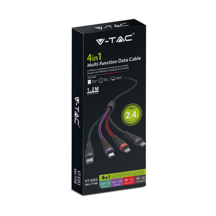 (Lot de 160) Câble de Charge 4 en 1 VT-5351