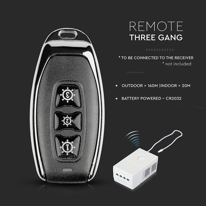 (Lot de 364) Télécommande Capteur 3 Gang IP44