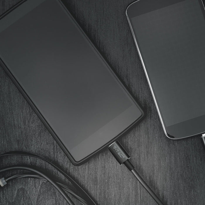 (Lot de 600) Câble Micro USB 1M VT-5321 - Noir (Série Silver)