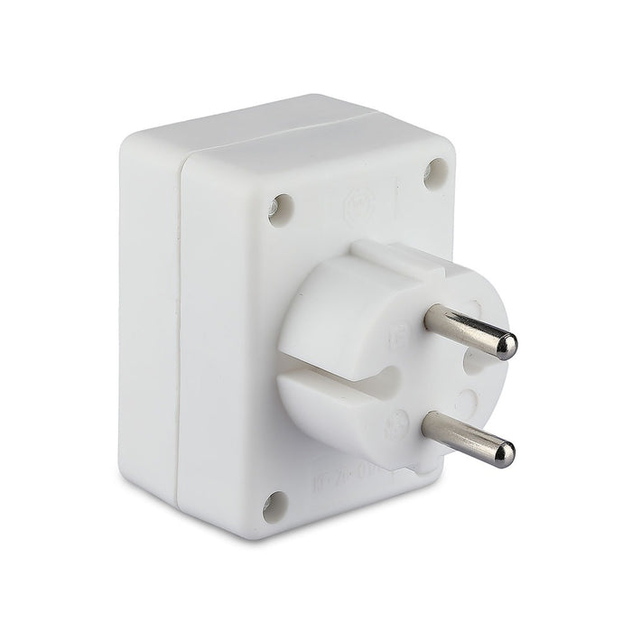 (Lot de 200) Adaptateur 3 prises VT-1023 2,5A - Blanc