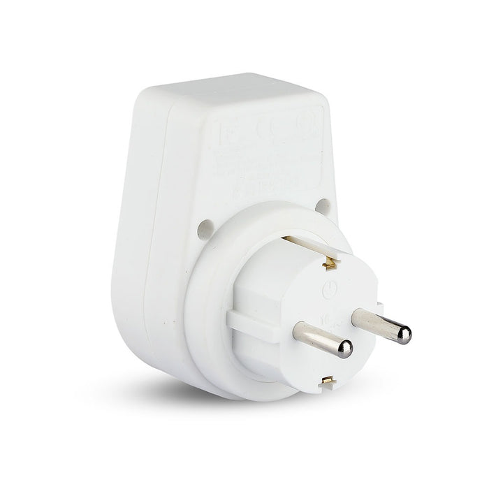(Lot de 100) Adaptateur 1 voie 16A Blanc