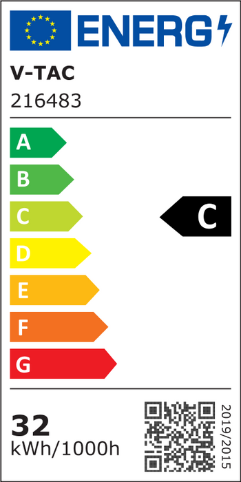 (Lot de 12) Tube LED Étanche Économique Série X 32W VT-1532 150cm 4500K 160LM/W