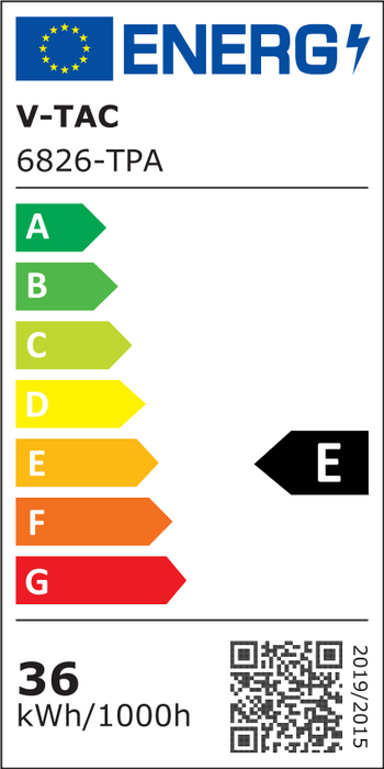 (Lot de 6) Panneau LED rétroéclairé 36W avec driver LIFUD + QC TP-A, noté A et sans scintillement 4000K 120LM/W