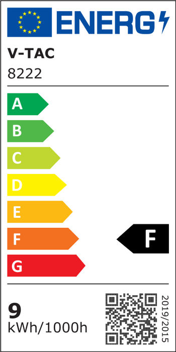 Applique Murale LED 9W VT-709 4000K Corps Blanc IP20